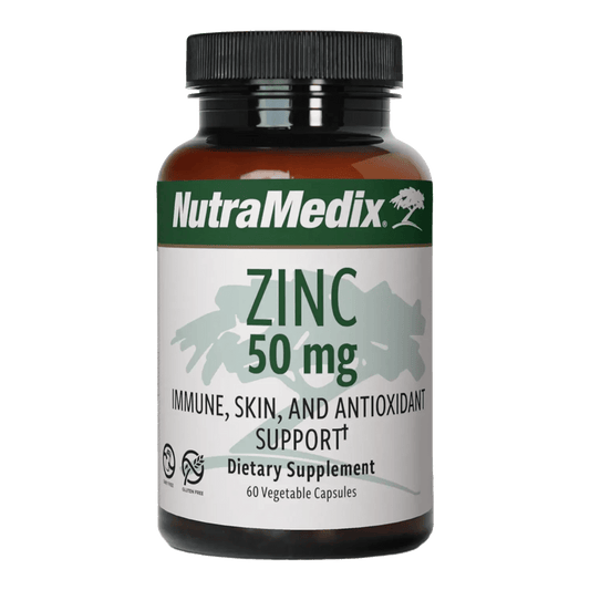 Zinc Supplement - 50 mg - 60 Vegetable Capsules