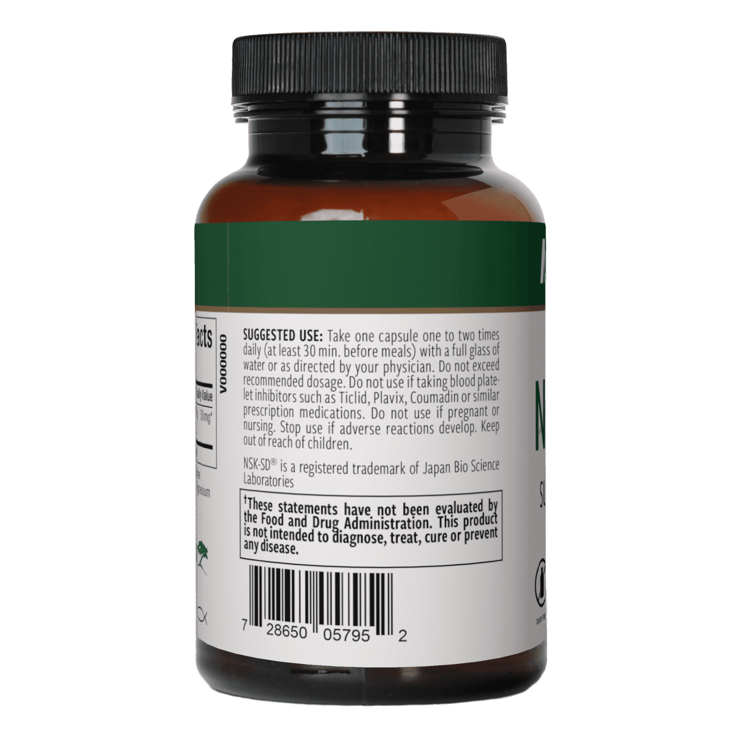 Nattokinase - 60 Vegetable Capsules