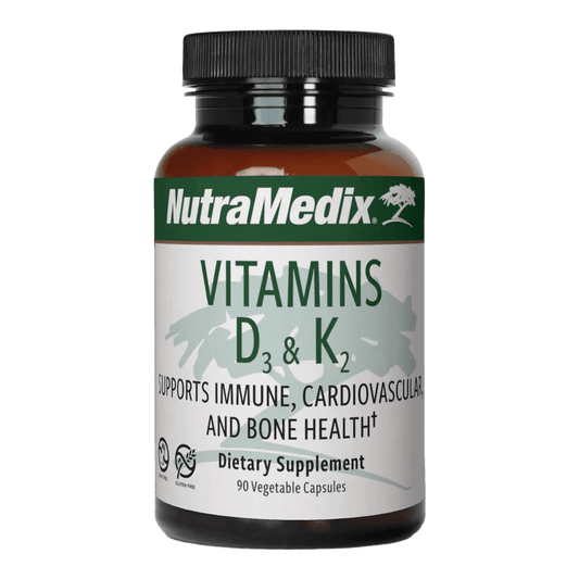 Vitamins D3 K2 - 90 Vegetable Capsules