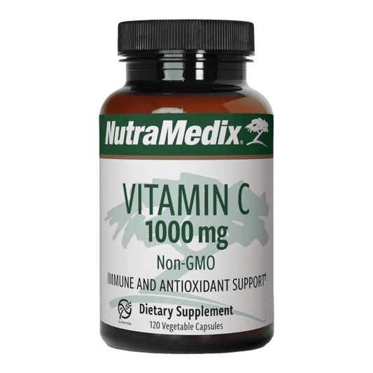 Vitamin C - 120 Vegetable Capsules for immune and antioxidant support