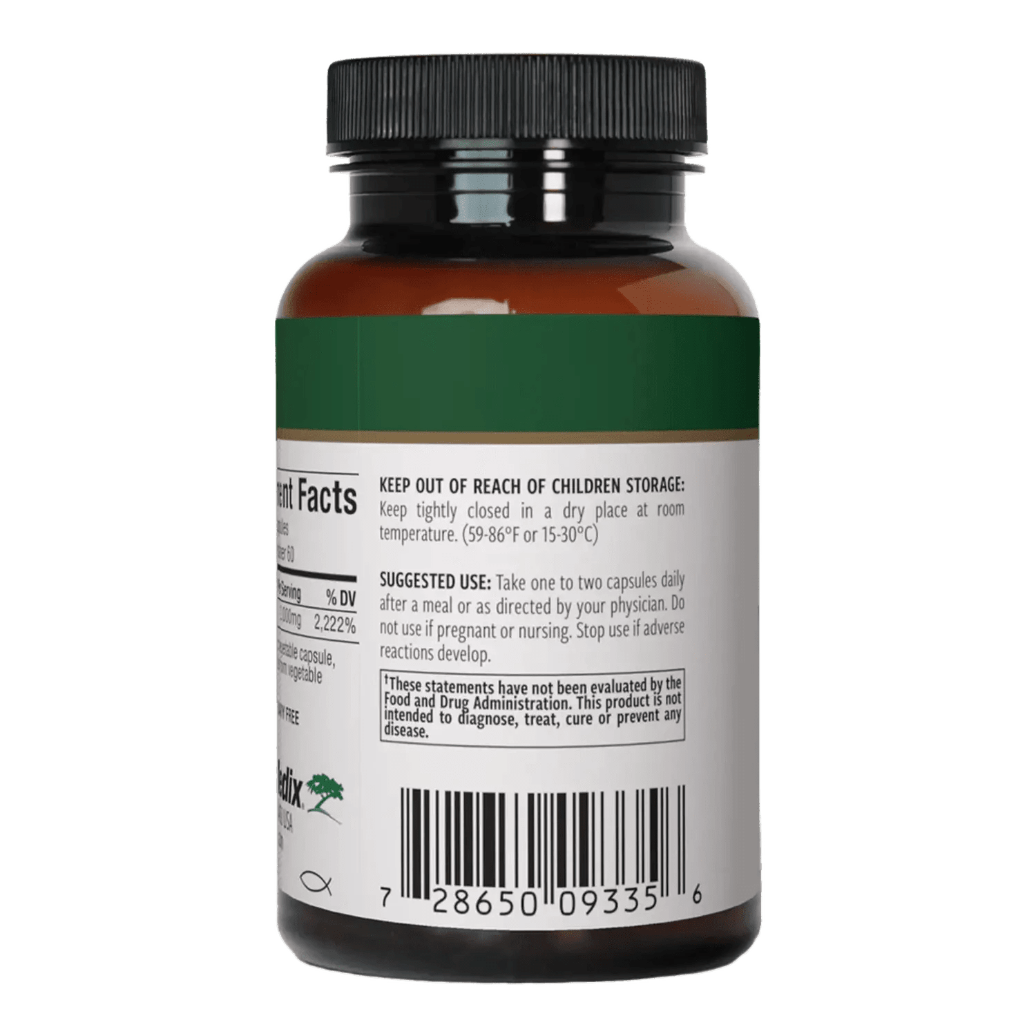 Vitamin C - 120 Vegetable Capsules for immune and antioxidant support